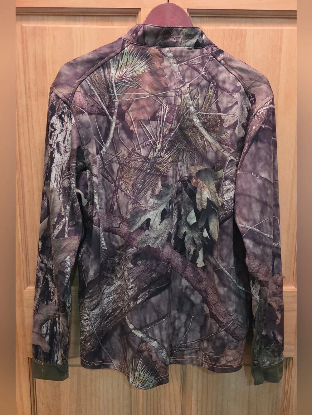 Scentlok Camo Savanna Hunting Full Zip Jacket with Orange Accents Size Medium